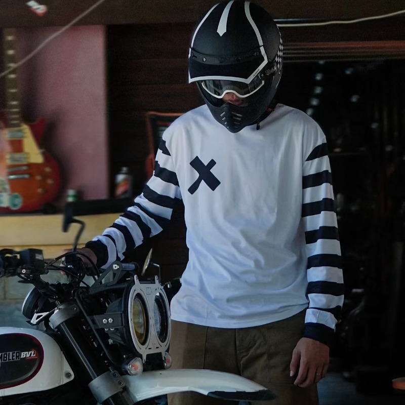 Summer Clothing Motorcycle - Summer White Motorcycle Off-Road Riding Suit,