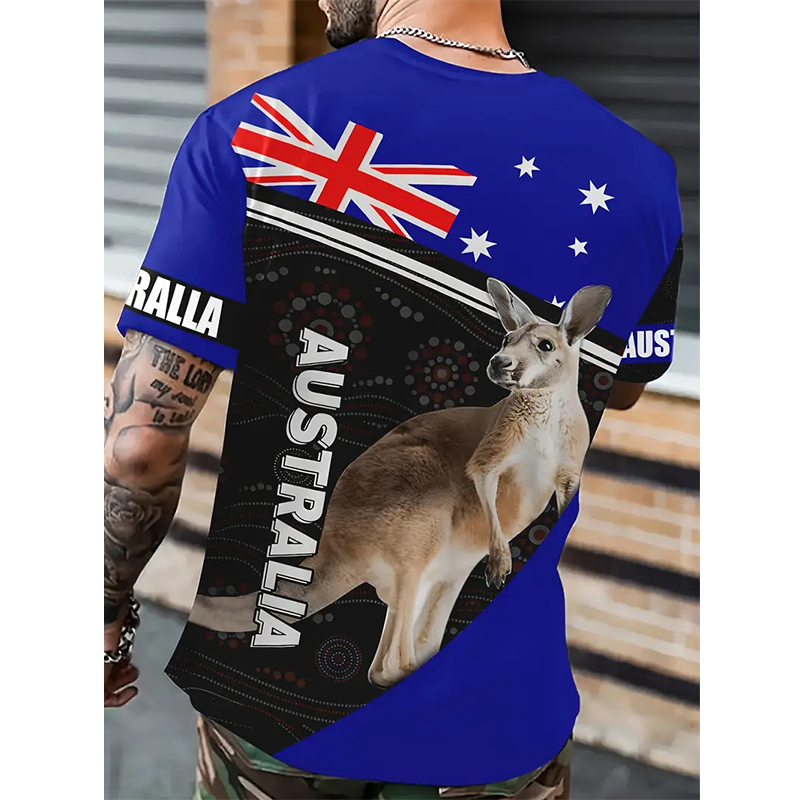 Summer Clothing Women Australia - Australia Graphic T Shirts Men Summer