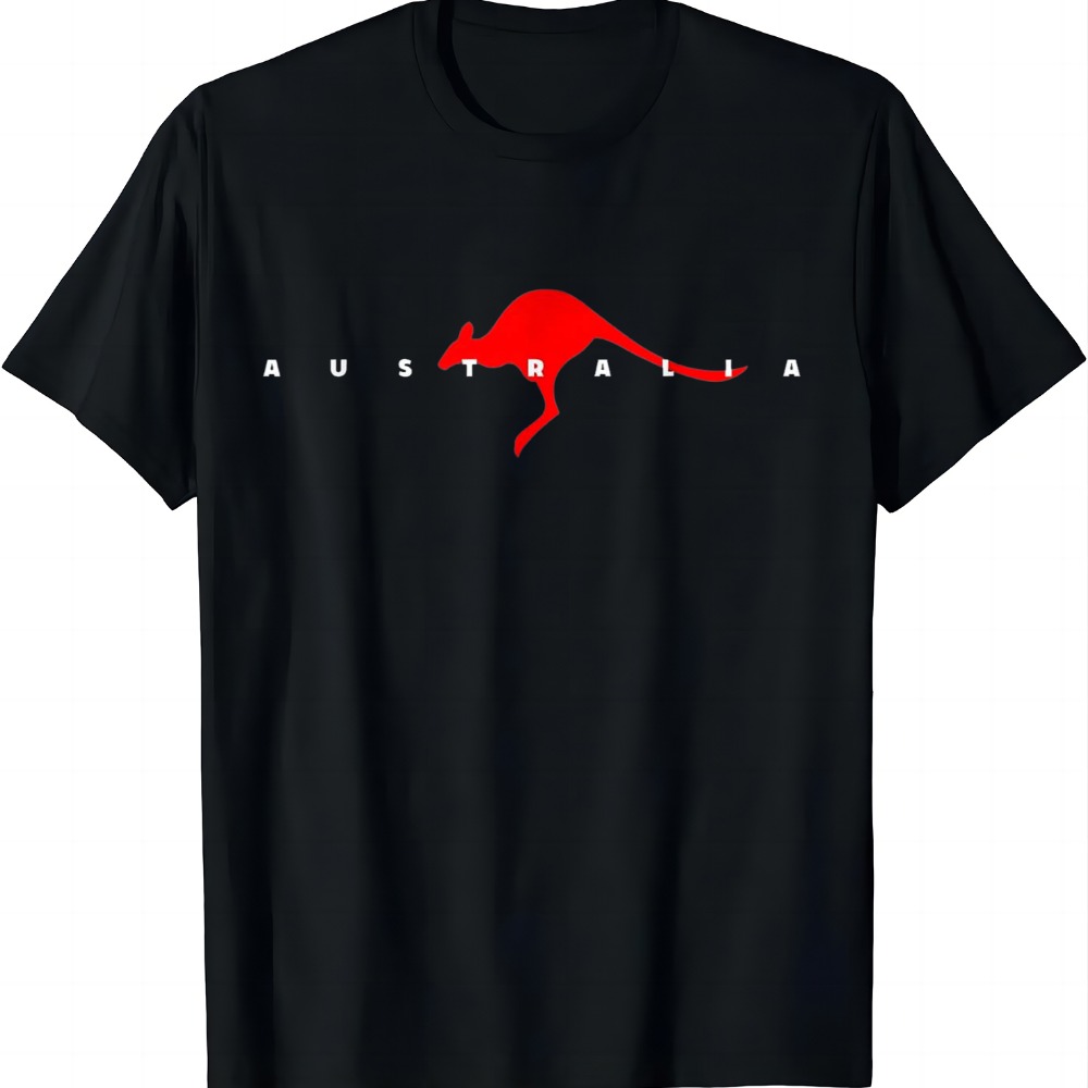 Summer Clothing Women Australia - Australia Kangaroo T-Shirt Summer Casual Graphic