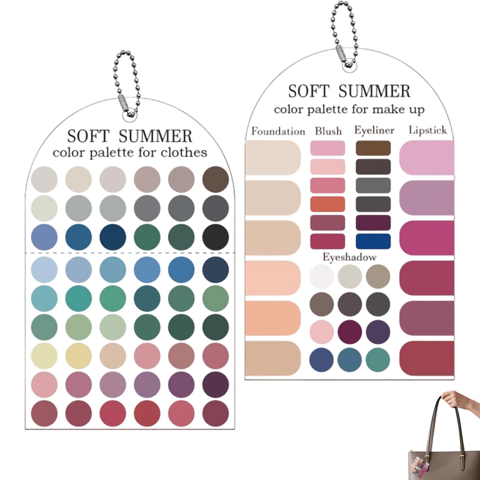 2pcs Soft Summer Color Palette - Summer Clothing Guide recension och pris