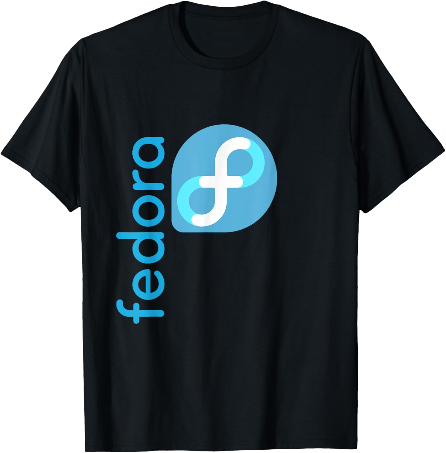 Linux Fedora T-Shirt White Tag - Summer Clothing Tagline recension och pris