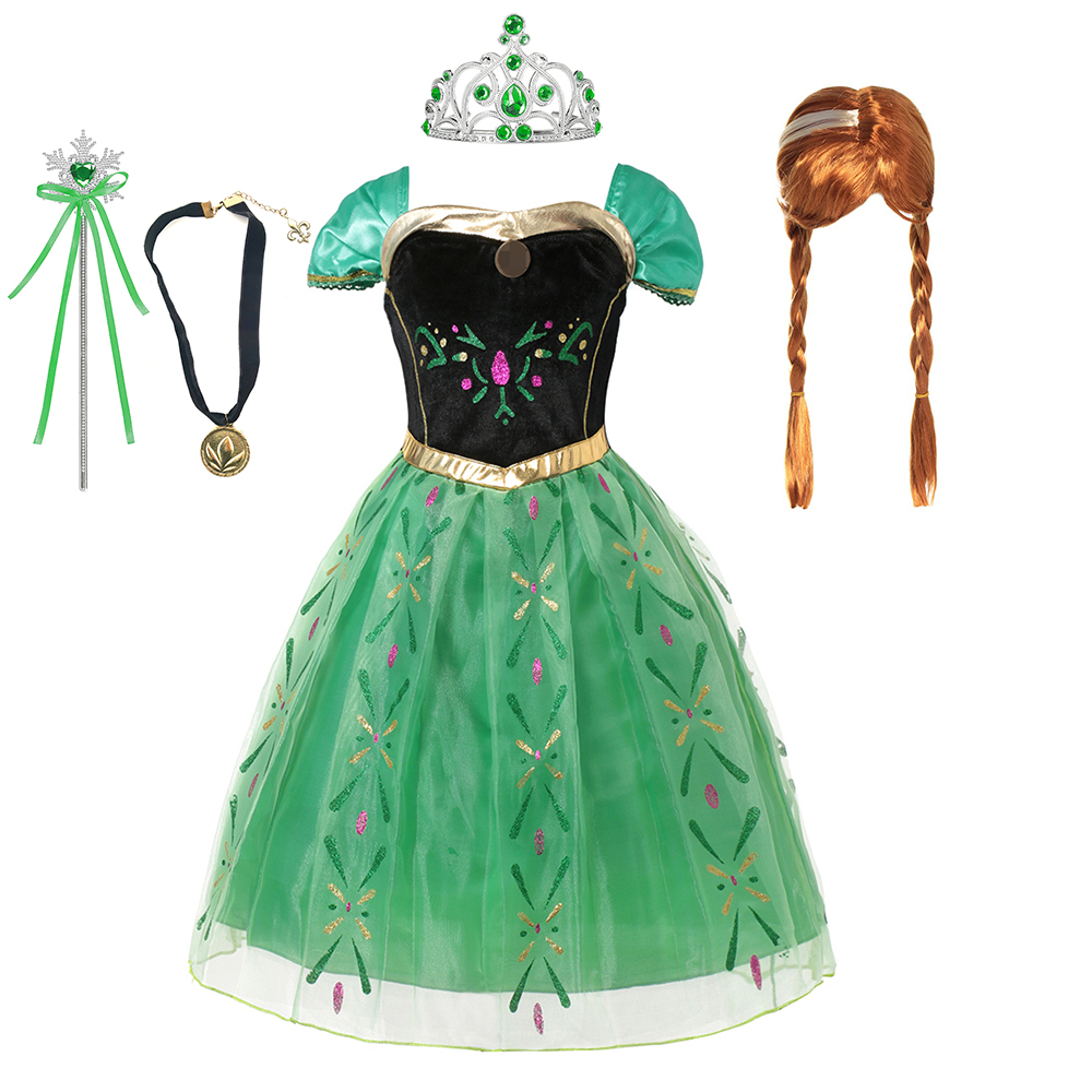 Anna Costume For Kids Girl Fan - Summer Dresses Yours Clothing recension och pris