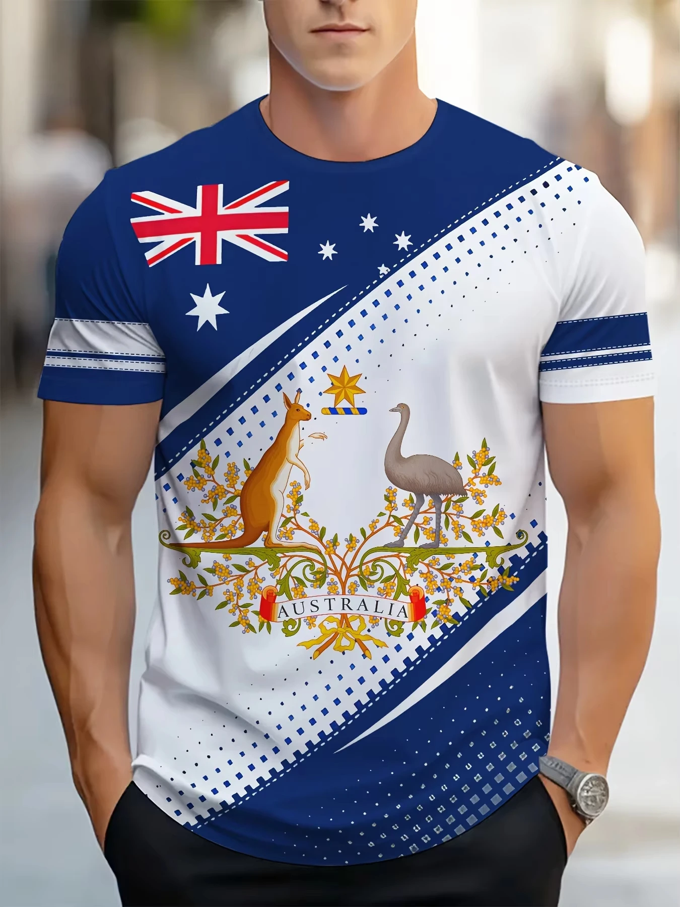 Men's T-Shirts Australia Graph - Summer Clothing Women Australia recension och pris