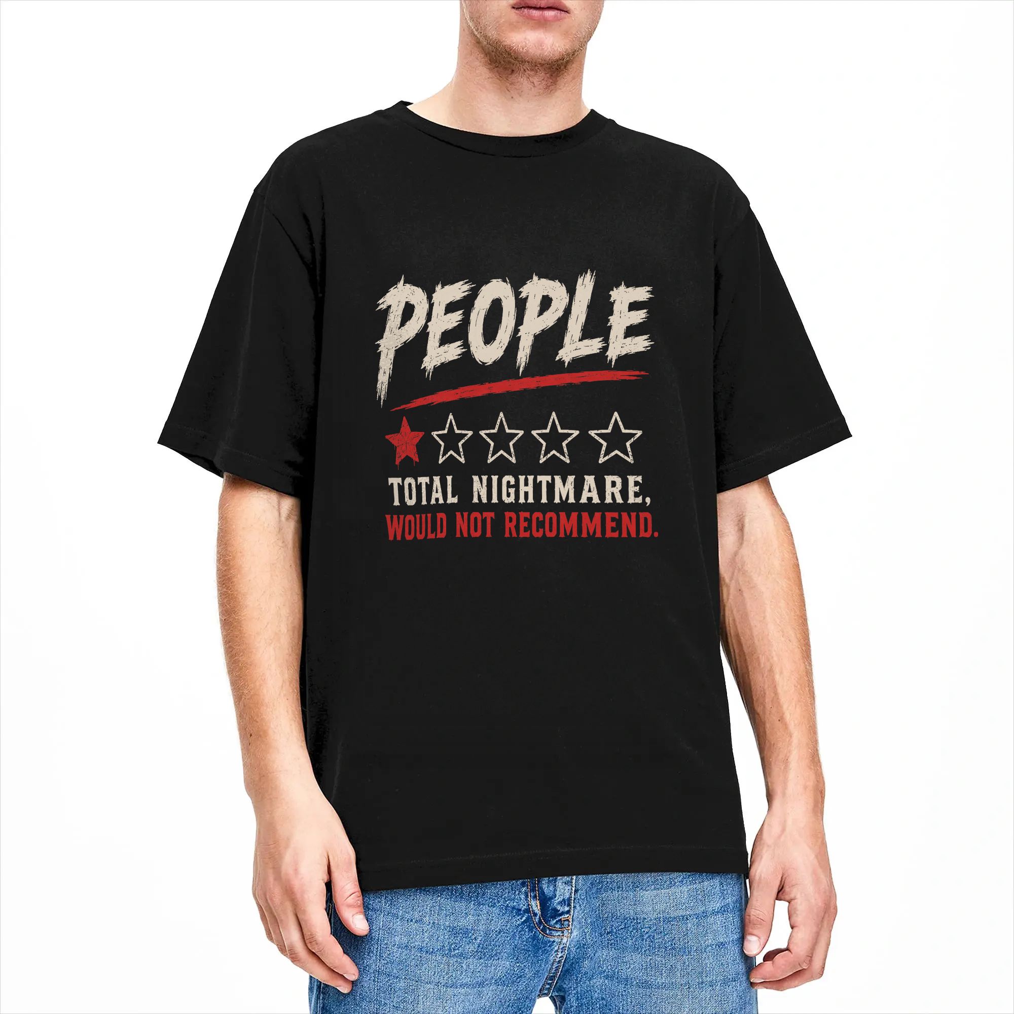 Men Women's T-Shirt People One - Summer Clothing Reviews recension och pris