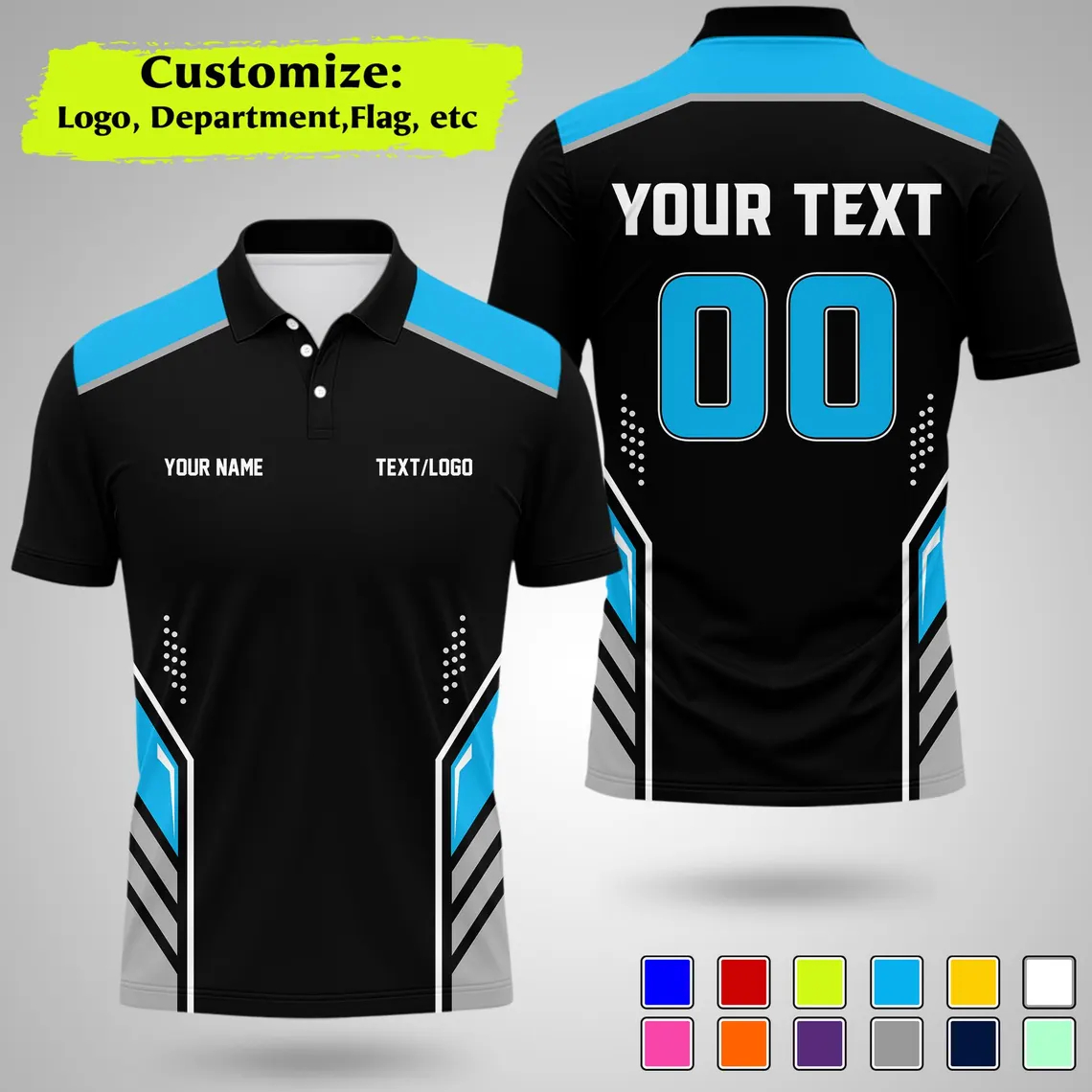 New Personalized Team Polo Shi - Summer Clothing Names recension och pris
