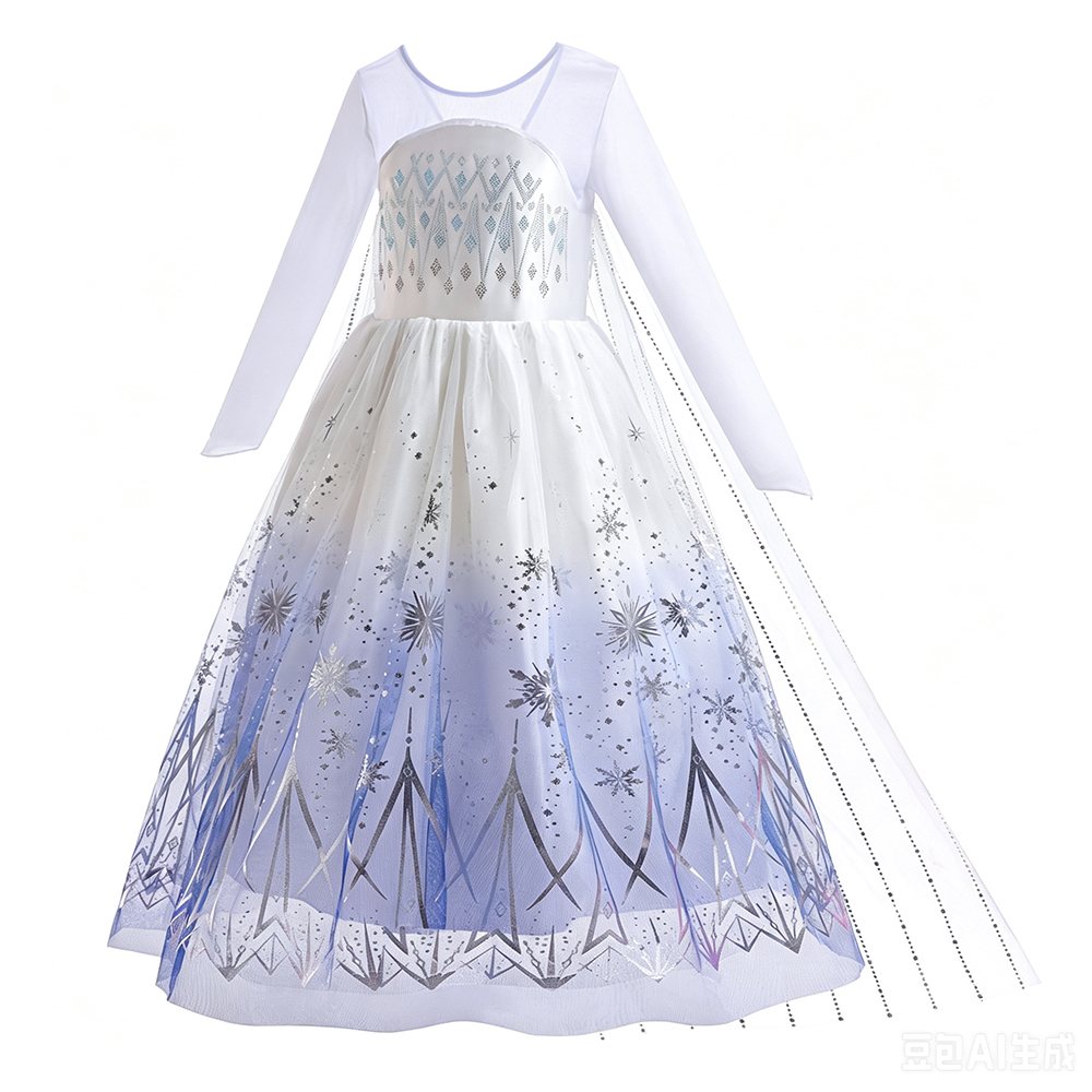 White Elsa Dresses Girls Birth - Summer Dresses Yours Clothing recension och pris
