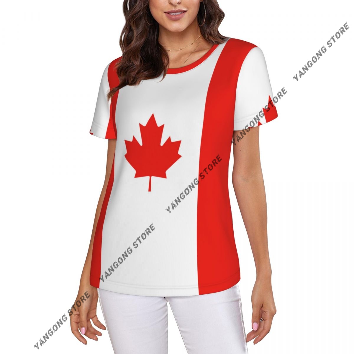 Women's T-shirt Canada Canadia - Summer Clothing Women Canada recension och pris