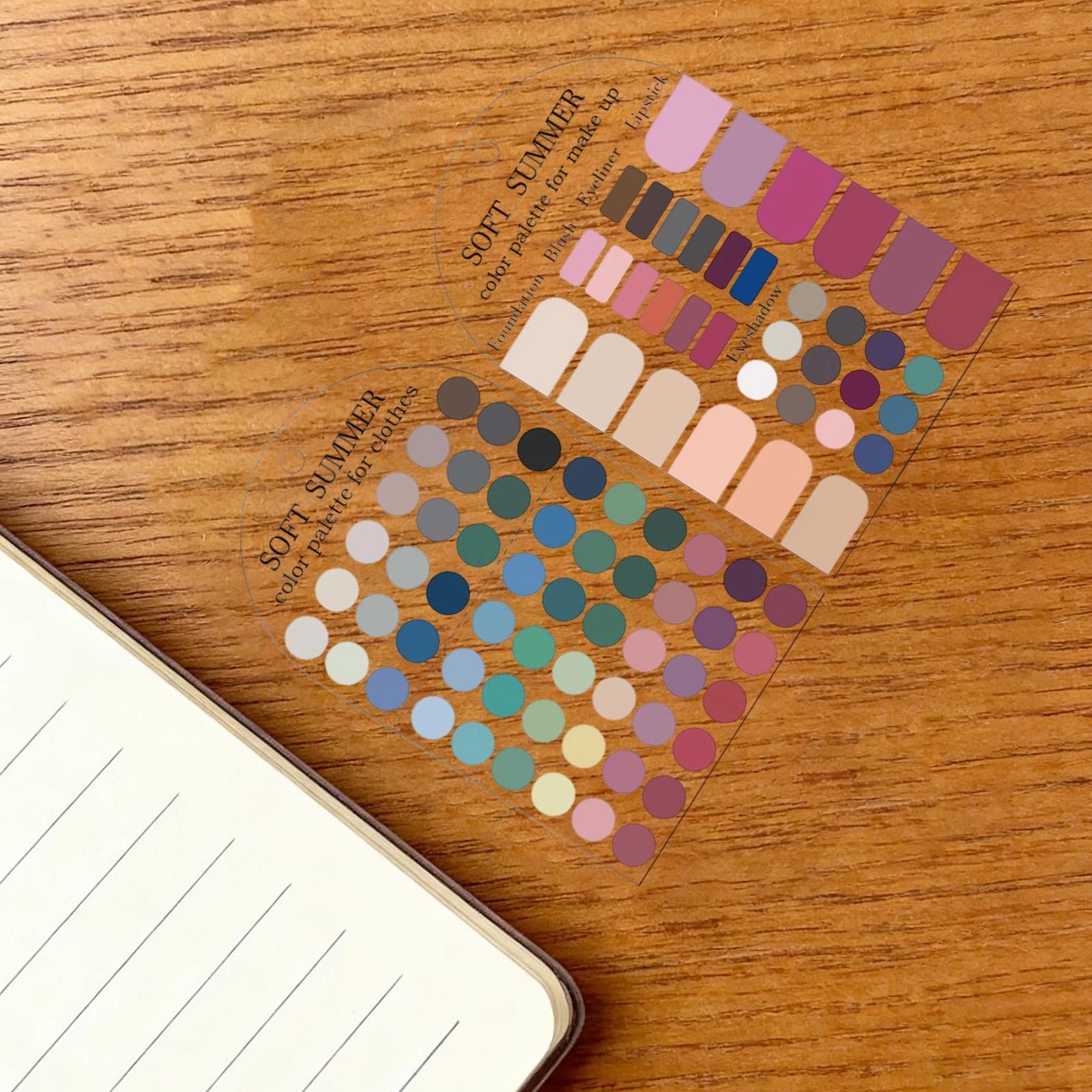 2 Pieces Acrylic Seasonal Pale - Summer Clothing Guide recension och pris