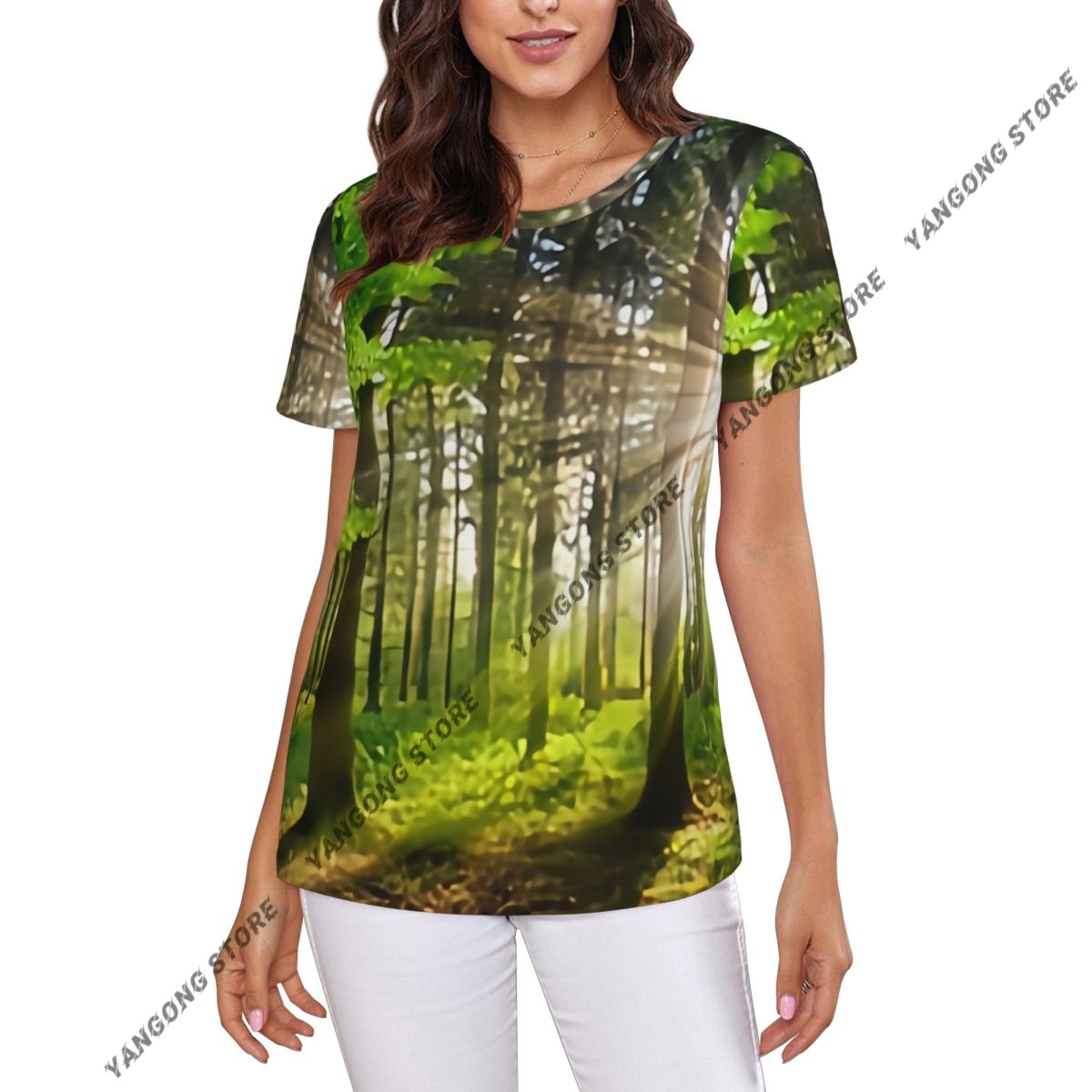 Womens Short Sleeve Panoramic  - Summer Rays Clothing recension och pris