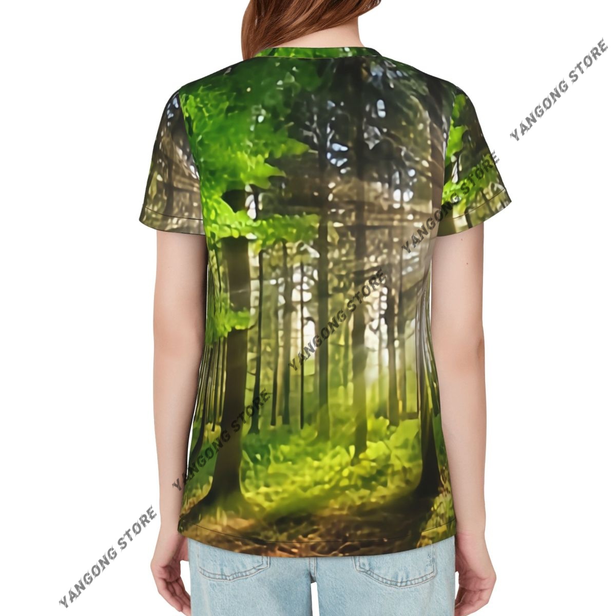 Womens Short Sleeve Panoramic  - Summer Rays Clothing recension och pris