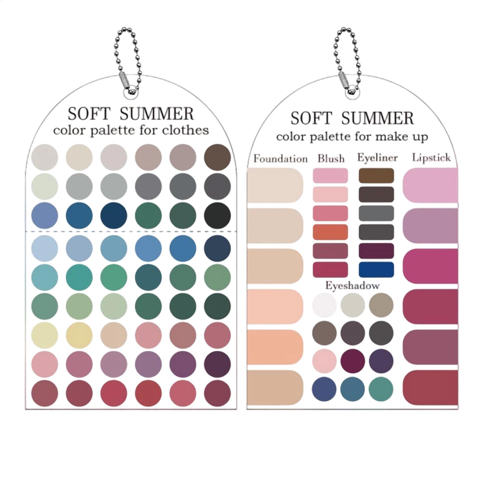 2 Pieces Acrylic Seasonal Pale - Summer Clothing Guide recension och pris