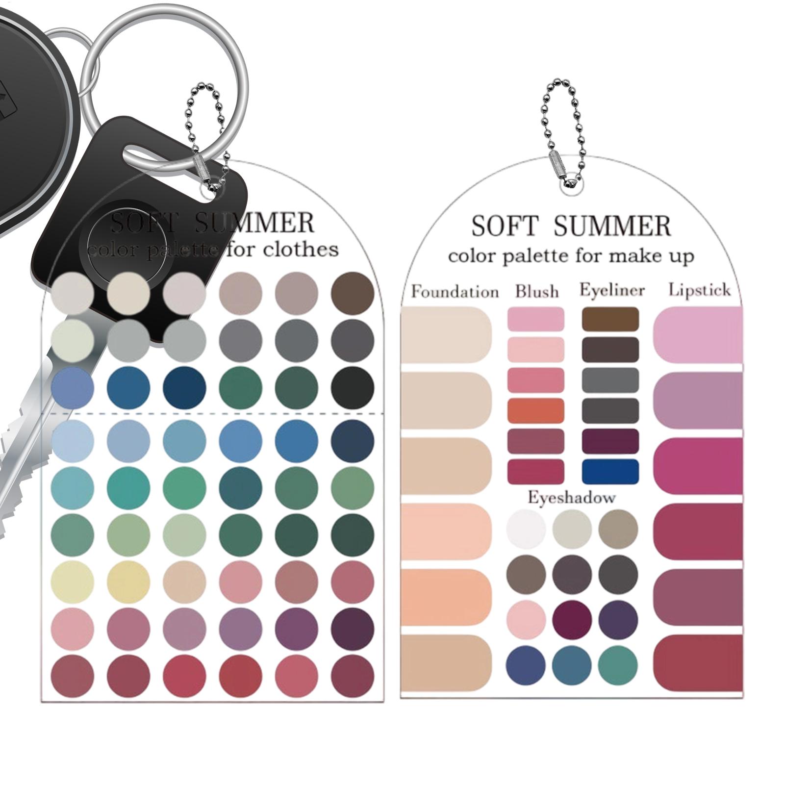 Soft Summer Color Palette Card - Summer Clothing Guide recension och pris
