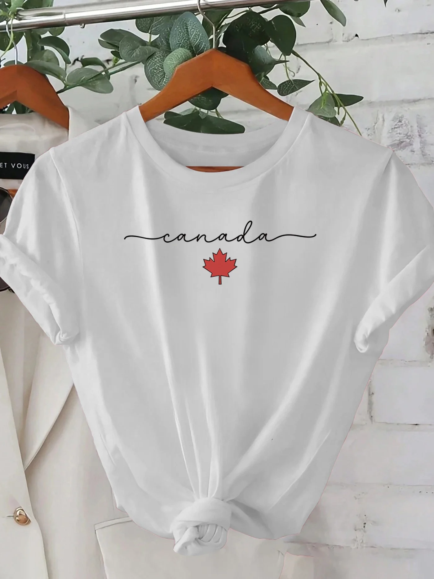 Canada Maple Leaf Printed Wome - Summer Clothing Women Canada recension och pris