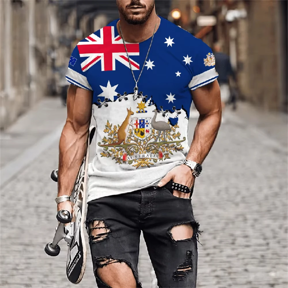Men's T-Shirts Australia Graph - Summer Clothing Women Australia recension och pris