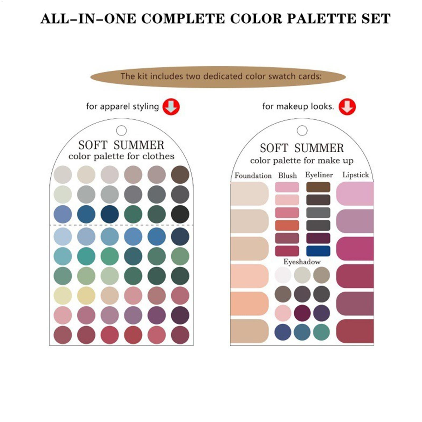 2Pcs Acrylic Seasonal Palette  - Summer Clothing Guide recension och pris