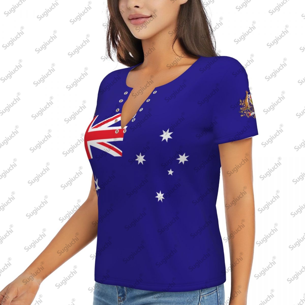 2025 Australia Flag Sexy Deep  - Summer Clothing Women Australia recension och pris