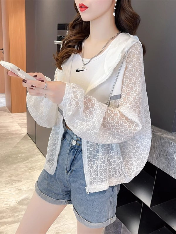 Lace Hollow out Hooded Women's - Summer Rays Clothing recension och pris
