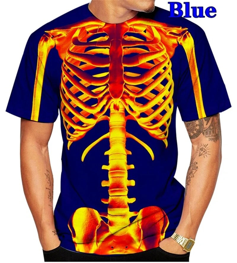 Horror Skull Skeleton Graphic  - Summer Rays Clothing recension och pris