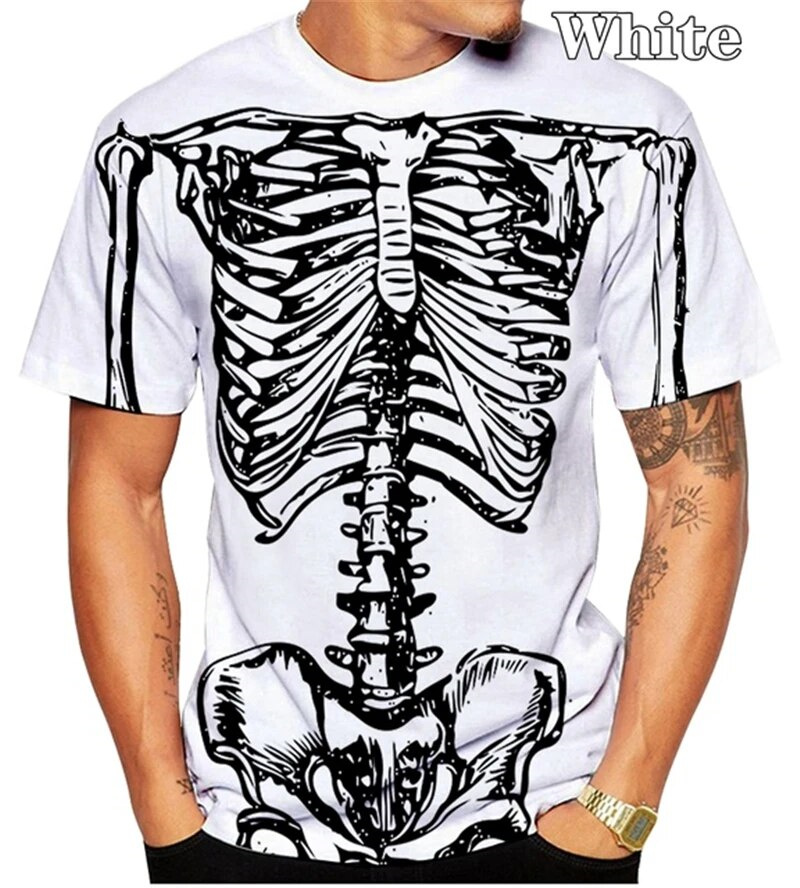 Horror Skull Skeleton Graphic  - Summer Rays Clothing recension och pris