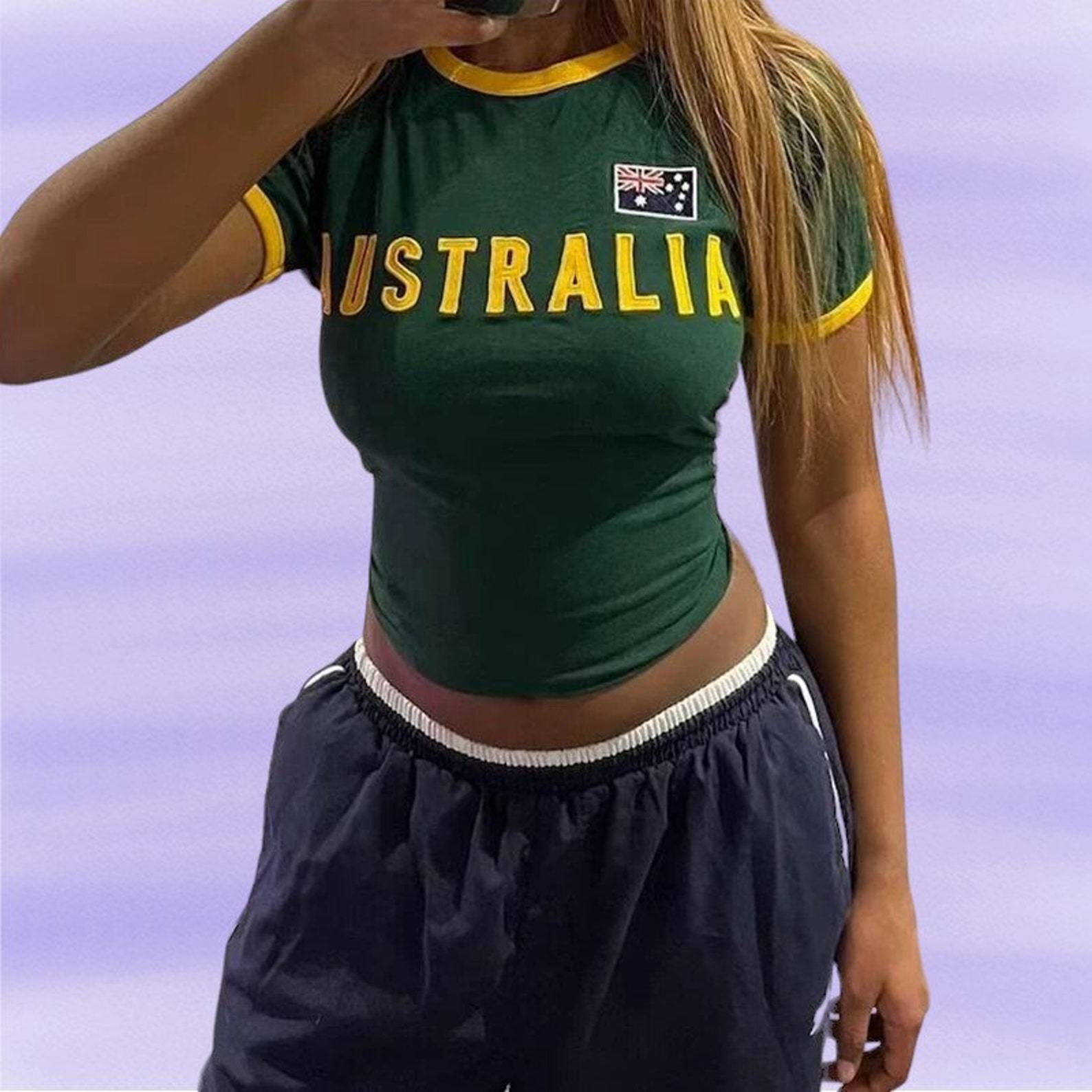 Summer Green T-shirt Women Aus - Summer Clothing Women Australia recension och pris