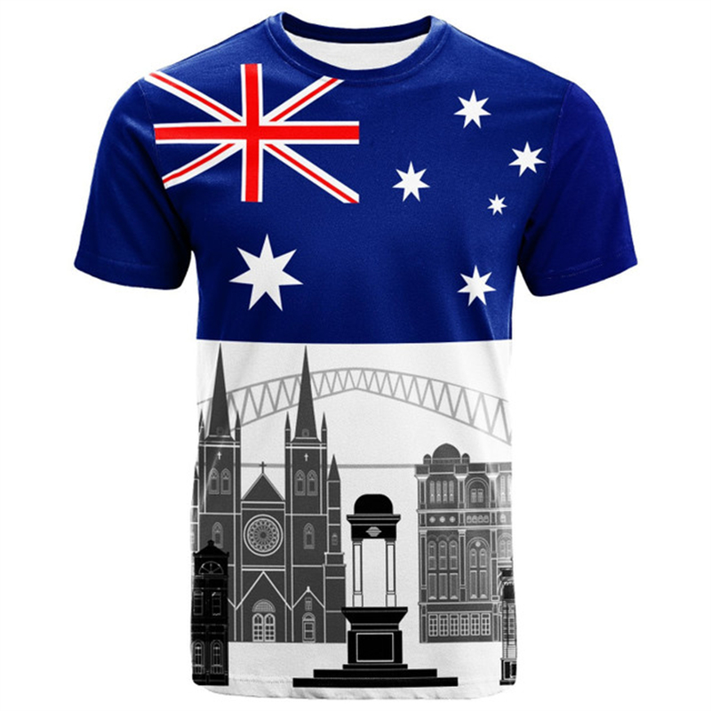 Australia Graphic T Shirts Men - Summer Clothing Women Australia recension och pris